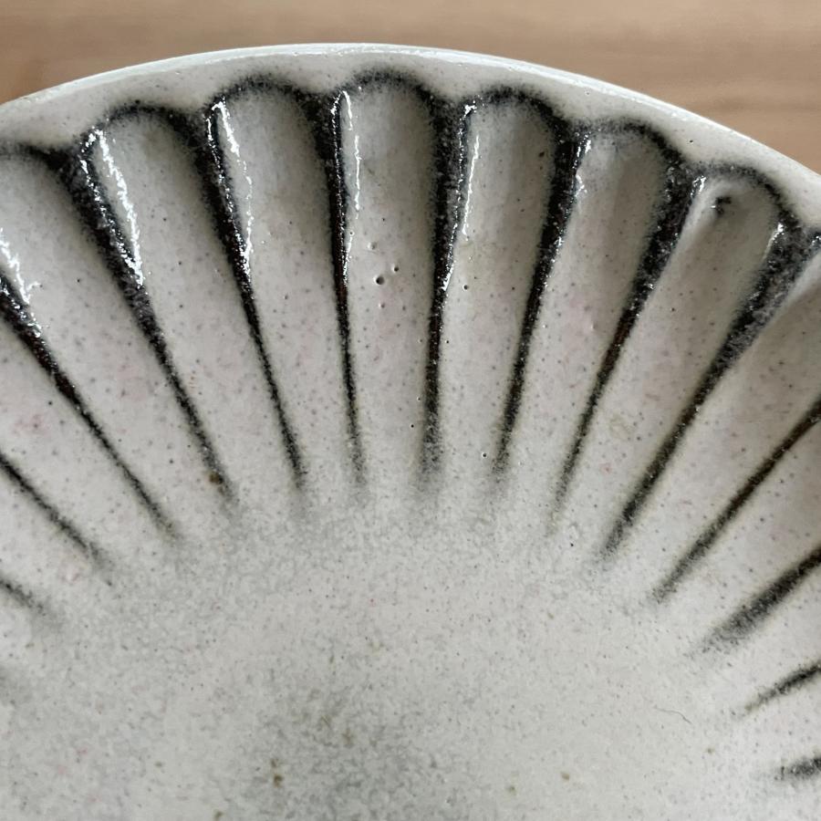 丹波焼／5寸皿／白／青／雅峰窯 |  | 05