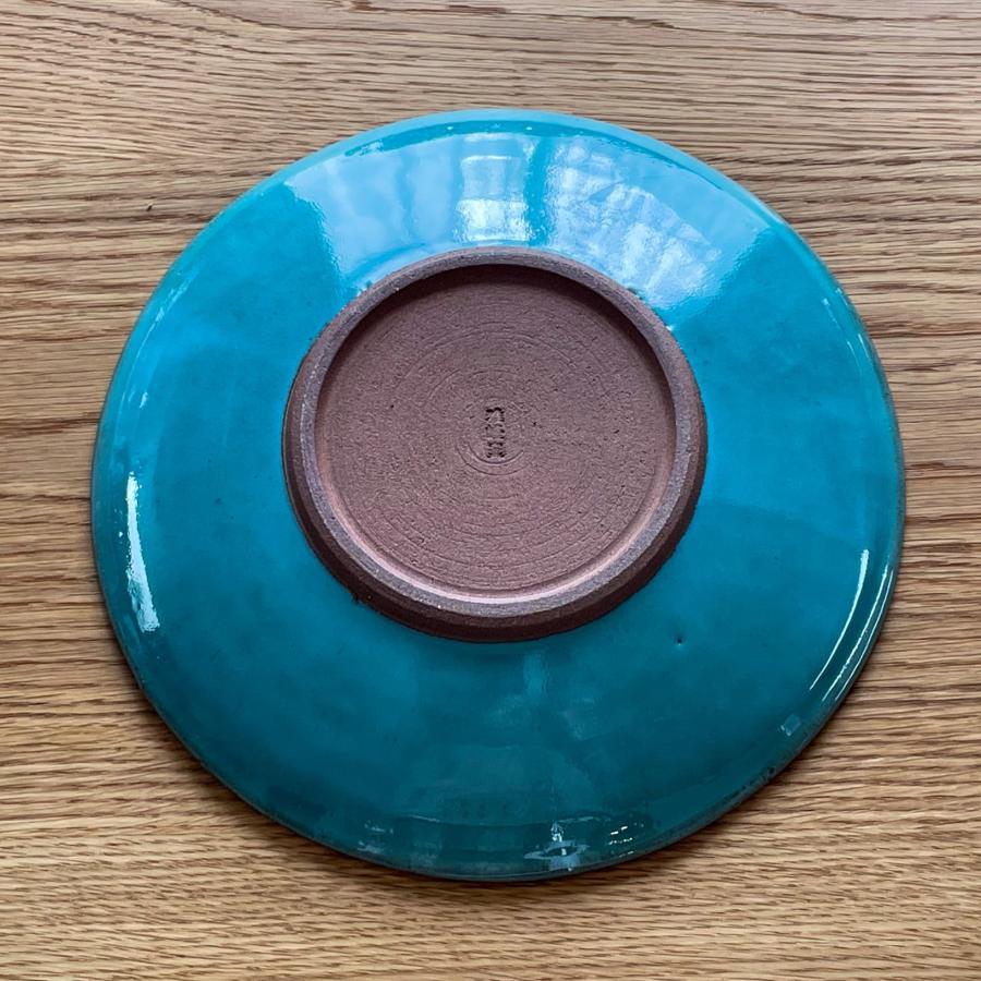 丹波焼／7寸皿／青／雅峰窯 : コレパン 日本の暮らし雑貨店 - 通販