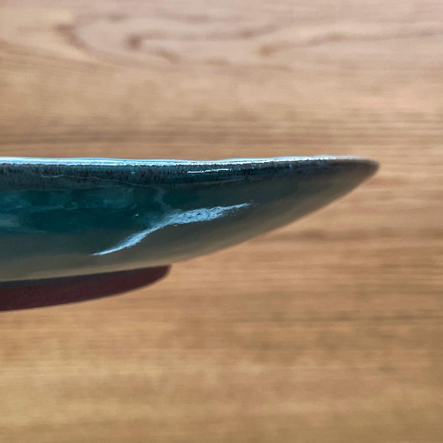 丹波焼／7寸皿／青／雅峰窯 : コレパン 日本の暮らし雑貨店 - 通販