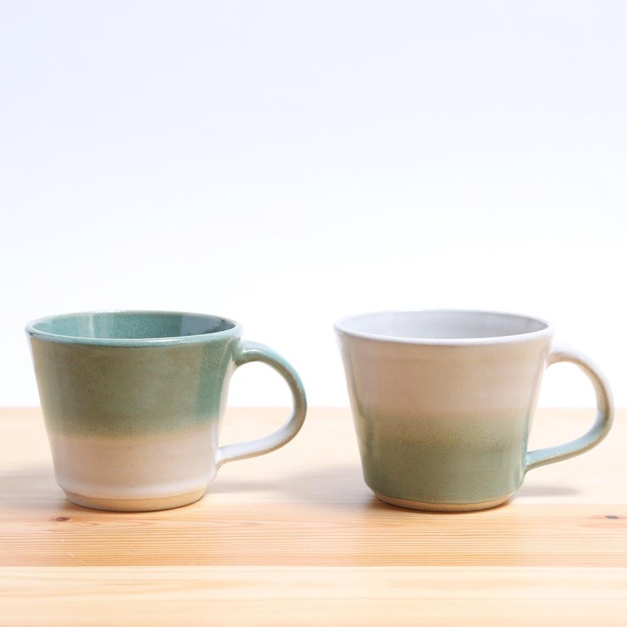 益子焼／2tone／マグカップ330ml／おしゃれ／ツートーン／可愛いコップ