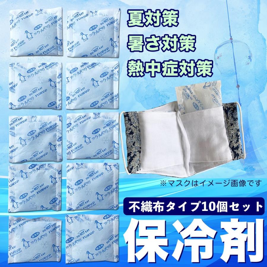 保冷剤 10個セット 夏用マスク 手作りマスク ひんやりマスク 冷感マスク 熱中症対策 暑さ対策 不織布タイプ Cp f 123 21 Blanc De Core 通販 Yahoo ショッピング