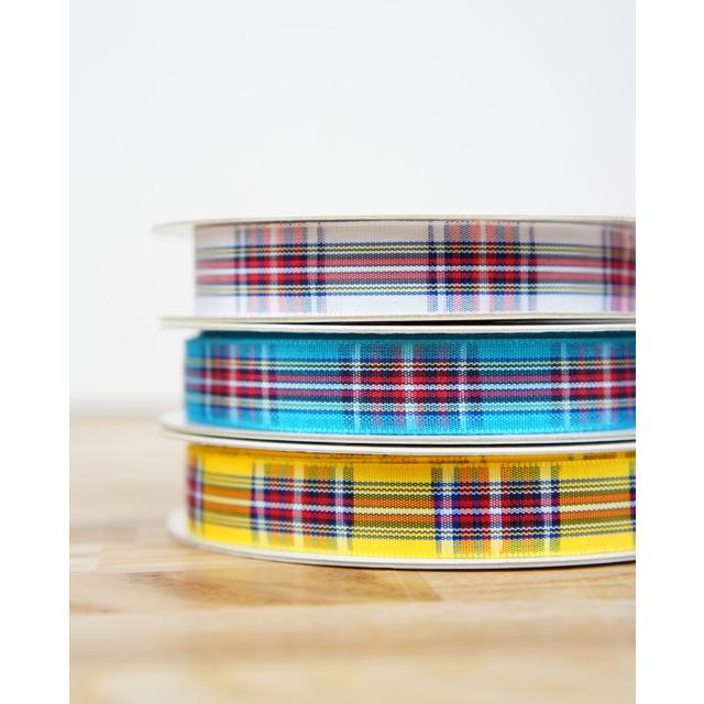 No.1508 15mmチェックリボン【全8色】 : BLANC DE CORE - 通販 - Yahoo