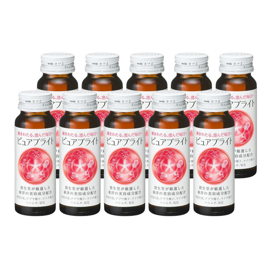 SHISEIDOトリトメント1800mlx2 SHISEIDO（資生堂） ピュアブライト ＜ドリンク＞ 10本 SHISEIDO