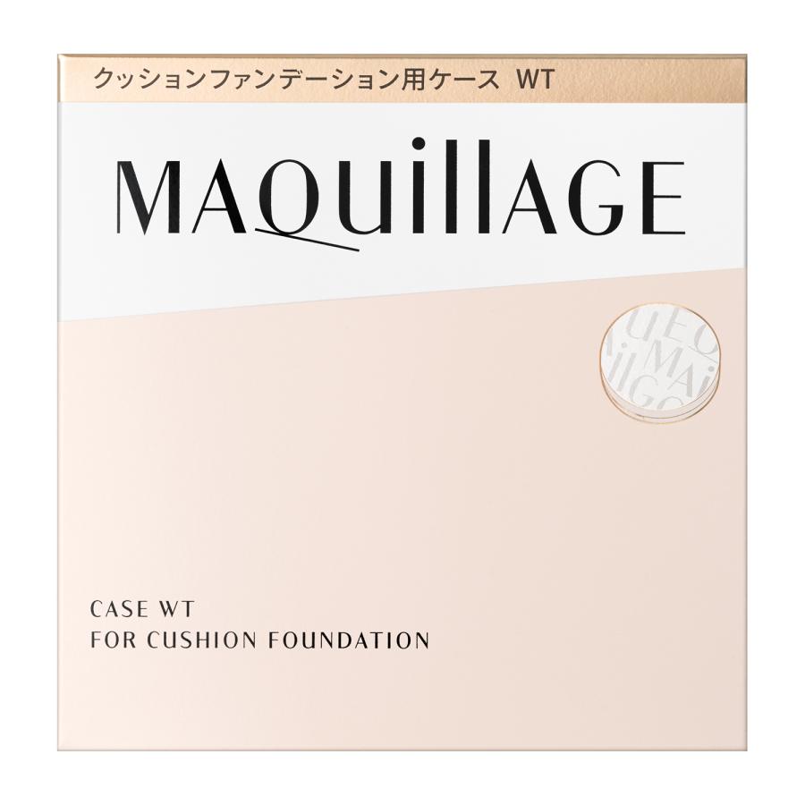 ご予約 9/21頃発送 マキアージュ クッションファンデーション用ケースWT | SHISEIDO | 01