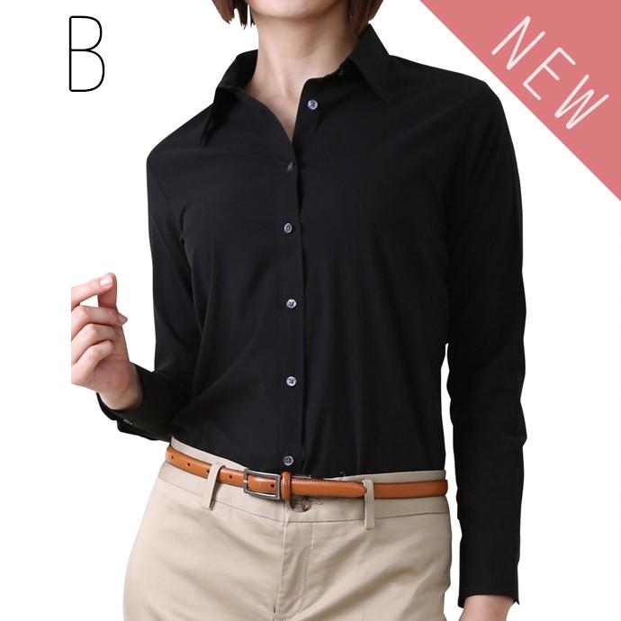 シャツ ブラウス やわらかストレッチ 長袖 7分袖 5分袖 半袖 ノースリーブ St7 レディスシャツ専門店コルレオニス 通販 Yahoo ショッピング