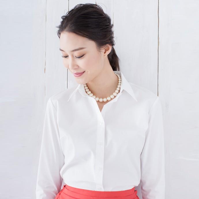 シャツ ブラウス やわらかストレッチ 長袖 7分袖 5分袖 半袖 ノースリーブ St7 レディスシャツ専門店コルレオニス 通販 Yahoo ショッピング