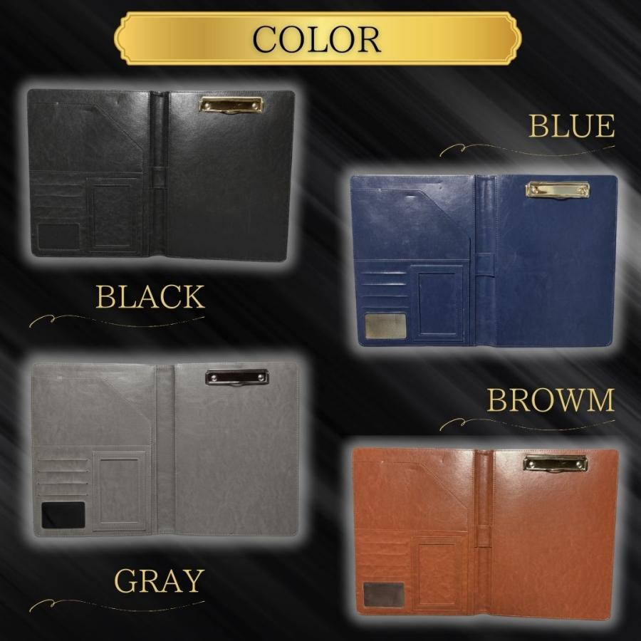 折りたたみ バインダー ファイル a4 二つ折り クリップボード A4 ビジネス 薄型 多機能 おしゃれ ケース ペンホルダー 名刺入れ クリップファイル |  | 08