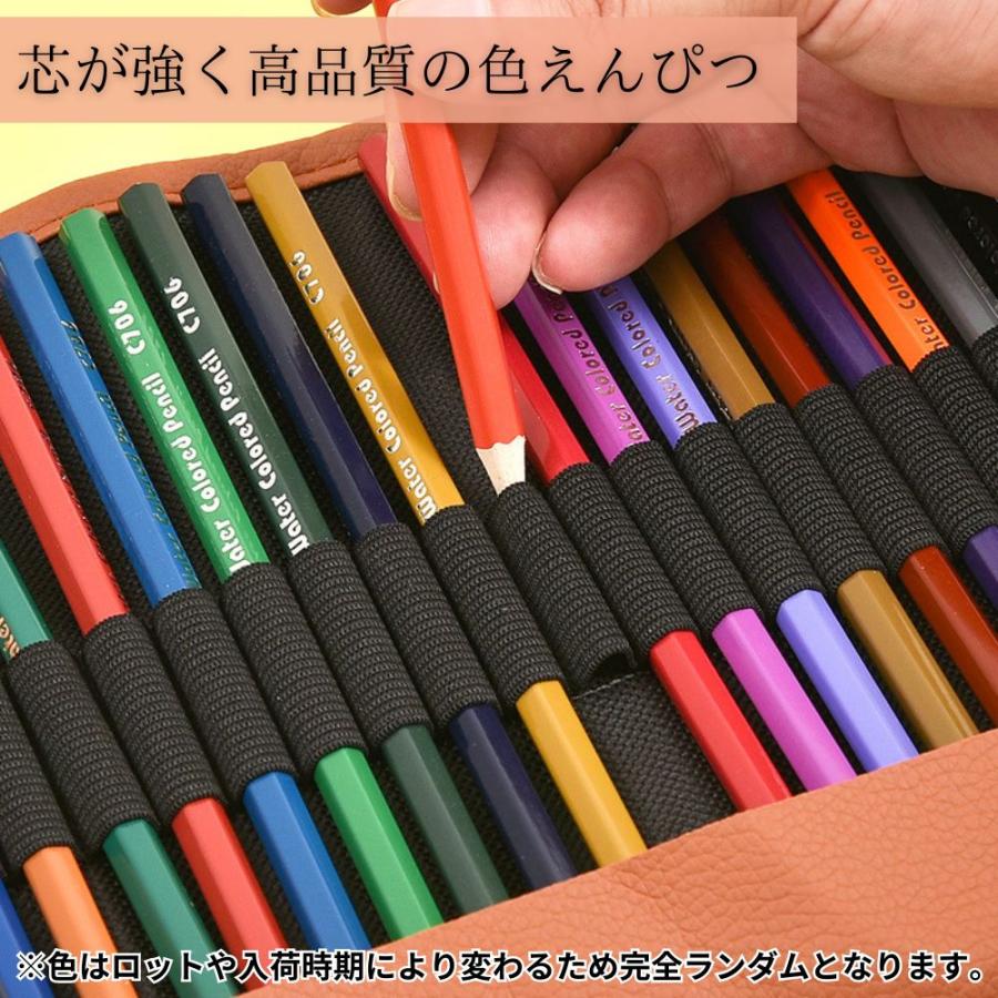 色えんぴつ 48色 セット 水彩色鉛筆 水溶性鉛筆 色鉛筆 塗り絵 画材