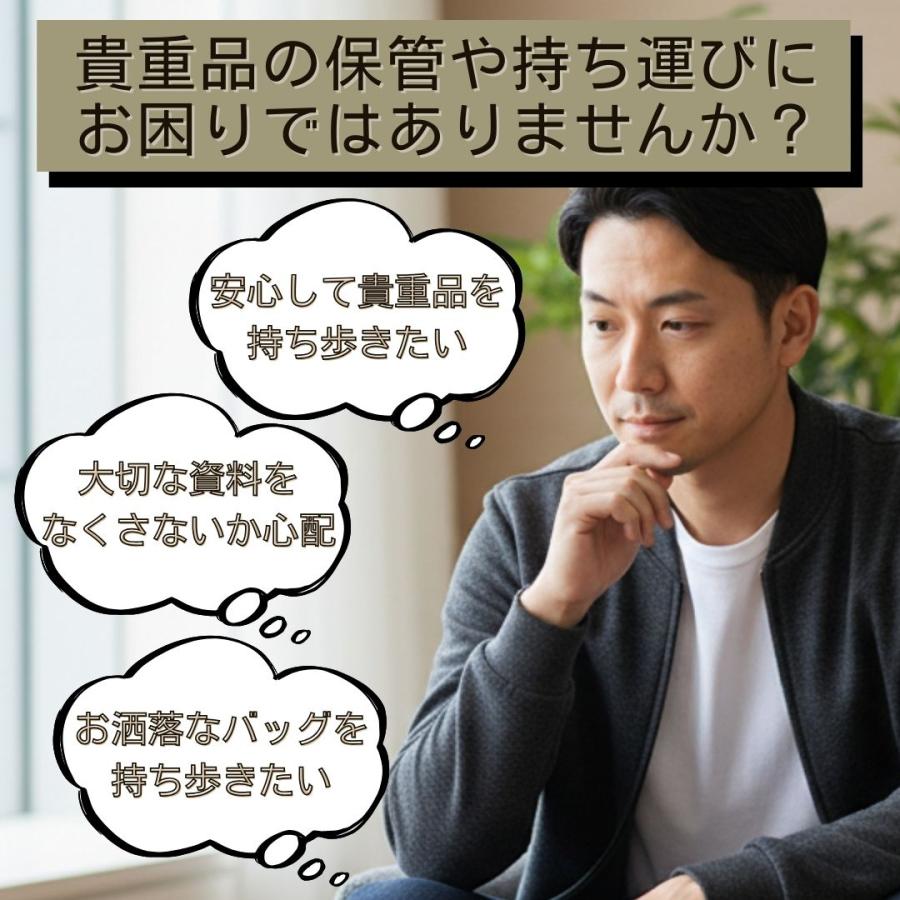 鍵付きバッグ 鍵付きポーチ 鍵付きケース 安心 ロックポーチ 小さめ 大きめ バッグインバッグ セキュリティバッグ 貴重品バッグ 盗難防止 集金袋 ハンドバッグ |  | 01