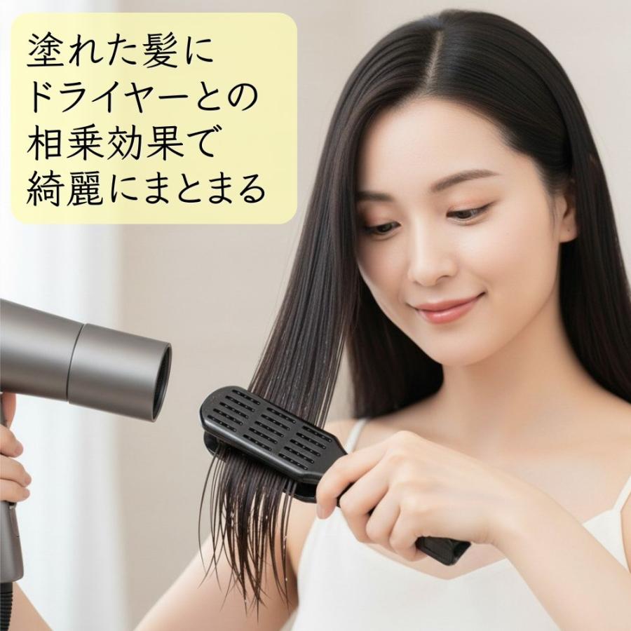 豚毛 ツインブラシ Lite版 挟むブラシ ツイン ブラシ ストレート ヘア