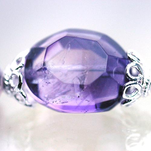 ダイアナブレスレット　アメジスト＆アメトリン　パワーストーン　送料無料　天然石　レディース |  | 04