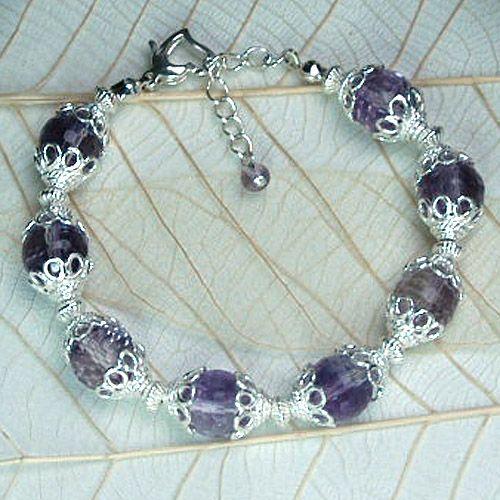 アメジストブレスレット　ラクシュミシリーズ　レディース　アメジスト　パワーストーン　天然石　送料無料 |  | 01