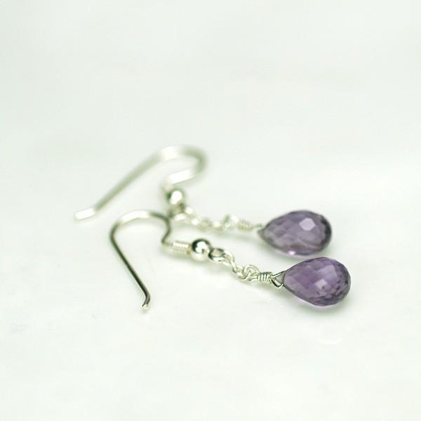 ジュピアアメジストパワーストーンピアス/アメジストパワーストーン　天然石 |  | 01