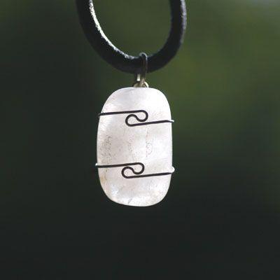 アゼツライトペンダントトップ　/　ヘブンアンドアース社　パワーストーン　天然石 | 