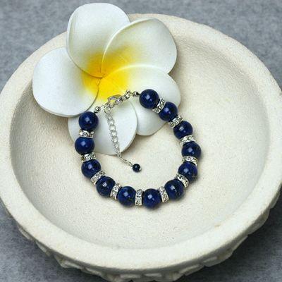 ブリリアントラピスラズリ　パワーストーン　レディースブレスレット　/ラピスラズリ　天然石　送料無料 |  | 04