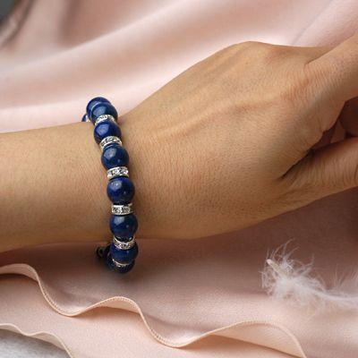 ブリリアントラピスラズリ　パワーストーン　レディースブレスレット　/ラピスラズリ　天然石　送料無料 |  | 05