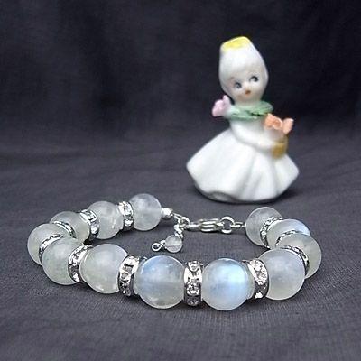 ブリリアントムーンストーン　パワーストーン　レディースブレスレット　/ムーンストーン　天然石　送料無料 |  | 03