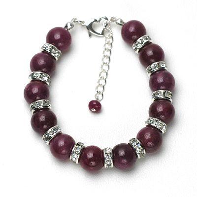 ブリリアントルビー レディースブレスレット ルビー 天然石 送料無料 パワーストーン　 |  | 02