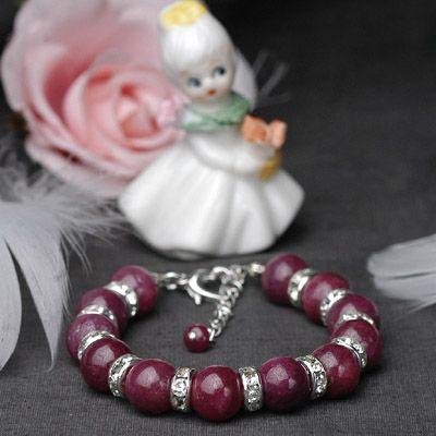 ブリリアントルビー レディースブレスレット ルビー 天然石 送料無料 パワーストーン　 |  | 03