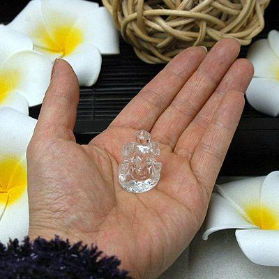 ヒマラヤ水晶　象神ガネーシャ像　クォーツ　水晶彫刻置物｜cornucopia｜06