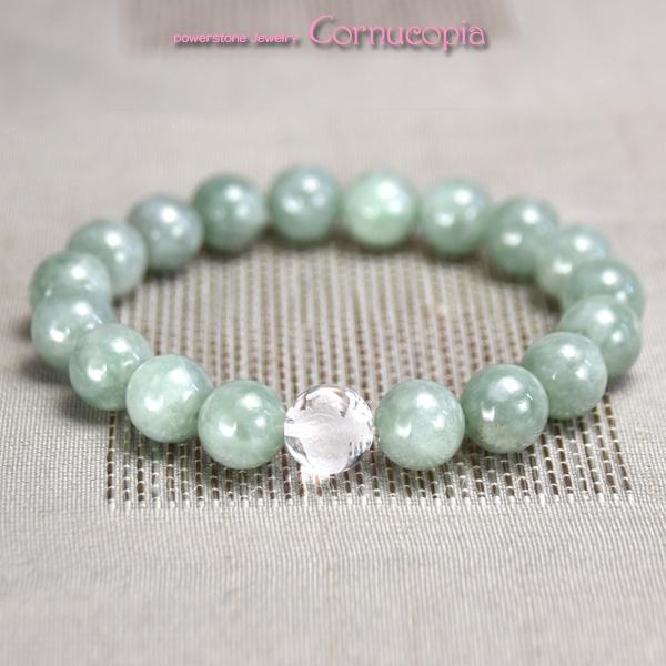 翡翠＆麒麟水晶メンズブレスレット 　パワーストーン 　天然石　 送料無料　聖獣麒麟　泰平の世に現れる麒麟 |  | 03