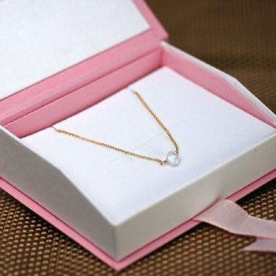 オニオンドロップムーンストーンネックレス/ムーンストーンパワーストーン　天然石 |  | 03