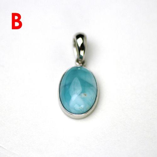 ラリマーカボションペンダントトップパワーストーン　天然石 |  | 01