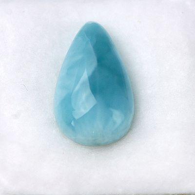 ラリマー　ペアドロップカボションＣ　１８.５ｃｔｓ　天然石　パワーストーン | 