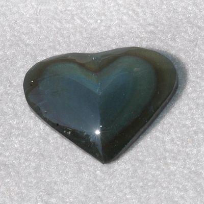 オブシディアン　ハートカボションB　ルース　天然石　パワーストーン |  | 02