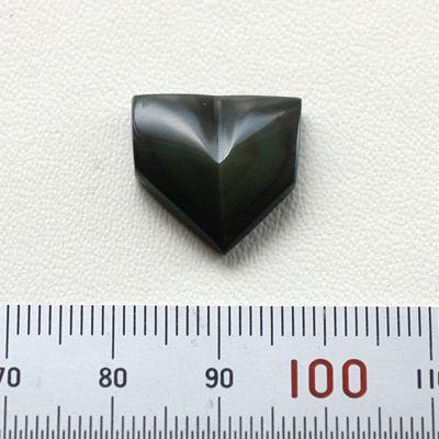 オブシディアンハートカボションD | 