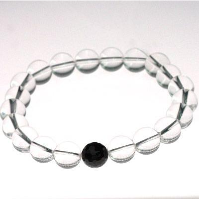 2月バースメンズパワーストンブレス/アメジスト＆クオーツ |  | 01