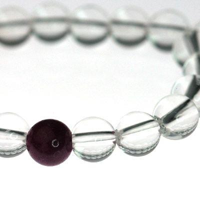 ７月バースメンズパワーストンブレス/ルビー＆クオーツ |  | 02