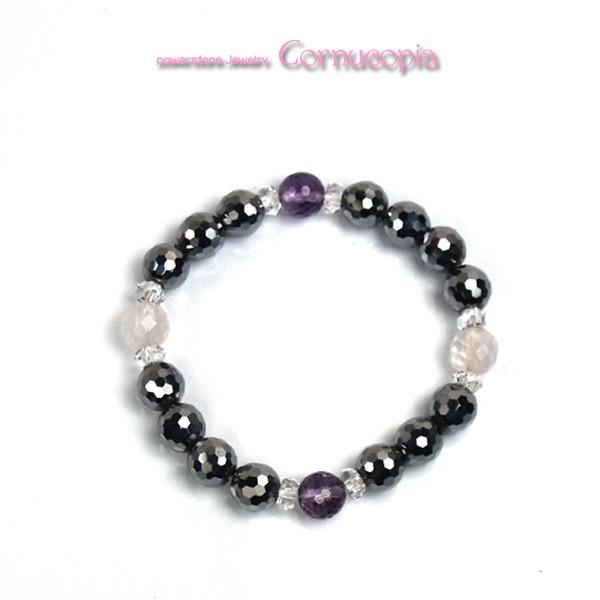 弥山(ミセン)テラヘルツブレスレットE　テラヘルツ丸玉８ｍｍ　人工鉱石　パワーストーン　弥山テラヘルツ　聖地弥山　エネルギーチャージ　送料無料 |  | 01