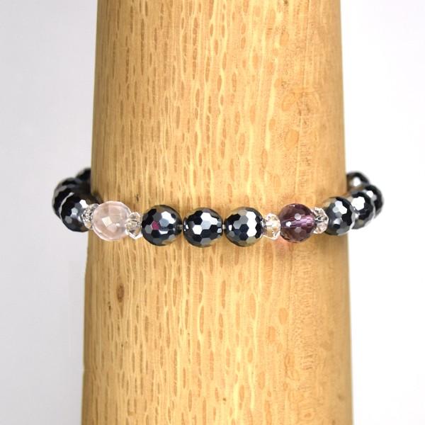 弥山(ミセン)テラヘルツブレスレットE　テラヘルツ丸玉８ｍｍ　人工鉱石　パワーストーン　弥山テラヘルツ　聖地弥山　エネルギーチャージ　送料無料 |  | 03