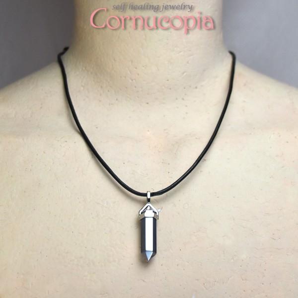 ミセンテラヘルツ　ダブルポイントペンダント　パワーストーン　４０ｍm×８ｍｍ×８ｍｍ |  | 02