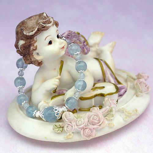 プリンセスアクアパワーストーンレディースブレスレット/アクアマリン　天然石　送料無料 |  | 03