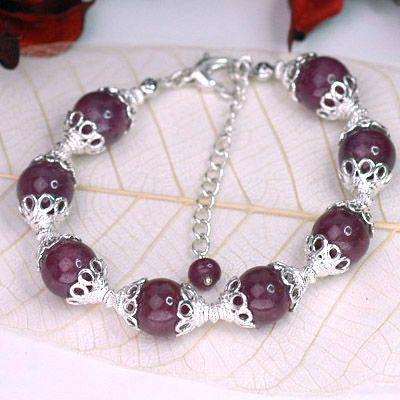 ラクシュミルビーパワーストーンブレスレット　レディース　/ルビー　天然石　送料無料 |  | 01