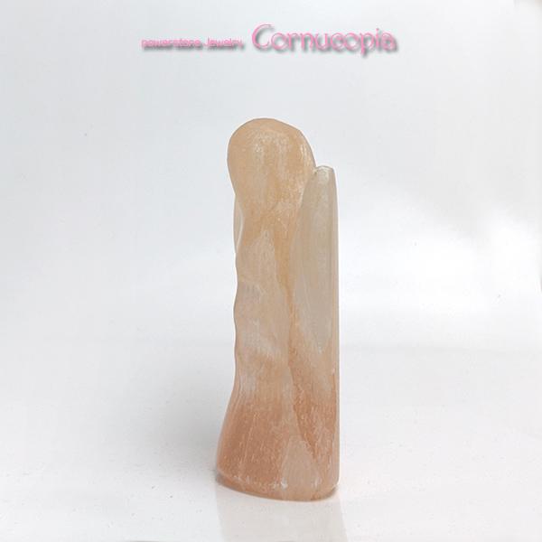 セレナイト天使の置物　エンジェル　オレンジセレナイト　パワーストーン　天然石　ヒーリング |  | 02