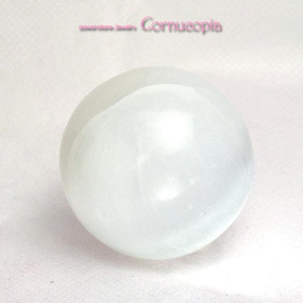 セレナイト丸玉　パワーストーン　天然石　　ヒーリング | 