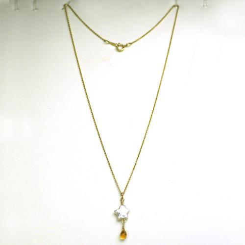 星型パールネックレス/誕生石シリーズ　パワーストーン　天然石 |  | 02