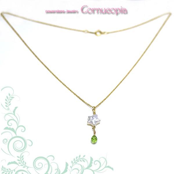 星型パールネックレス/誕生石シリーズ　パワーストーン　天然石 |  | 05