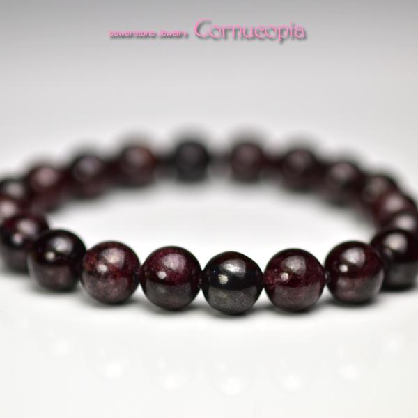 スギライトガーネットブレスレット　スギライト　ガーネット　１月誕生石　世界3大ヒーリングストーン　生命力　パワーストーン　天然石　送料無料 |  | 01