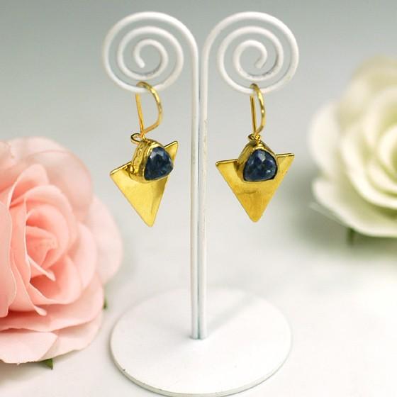 【売り尽くし半額セール】ラピスピアス3　ラピスラズリ　ターキッシュシリーズ　パワーストーン　ピアス　天然石 |  | 01