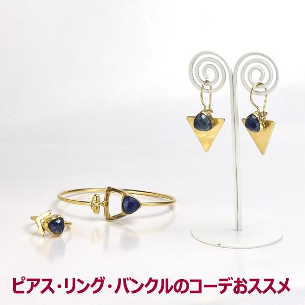 【売り尽くし半額セール】ラピスピアス3　ラピスラズリ　ターキッシュシリーズ　パワーストーン　ピアス　天然石 |  | 02