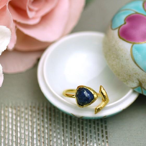 【売り尽くし半額セール】ラピスラズリ　ターキッシュラピスラズリリング1　指輪フリーサイズ　パワーストーン　12月誕生石　天然石 |  | 01