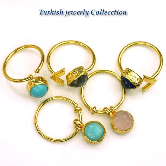 【売り尽くし半額セール】ラピスラズリ　ターキッシュラピスラズリリング1　指輪フリーサイズ　パワーストーン　12月誕生石　天然石 |  | 03