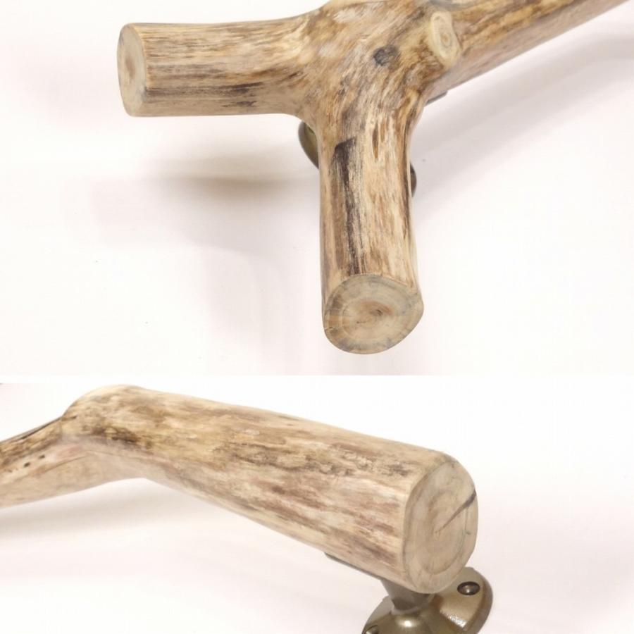 流木 手すり ドアハンドル 手摺 ドア取っ手 ドアノブ 木製 自然木 温泉