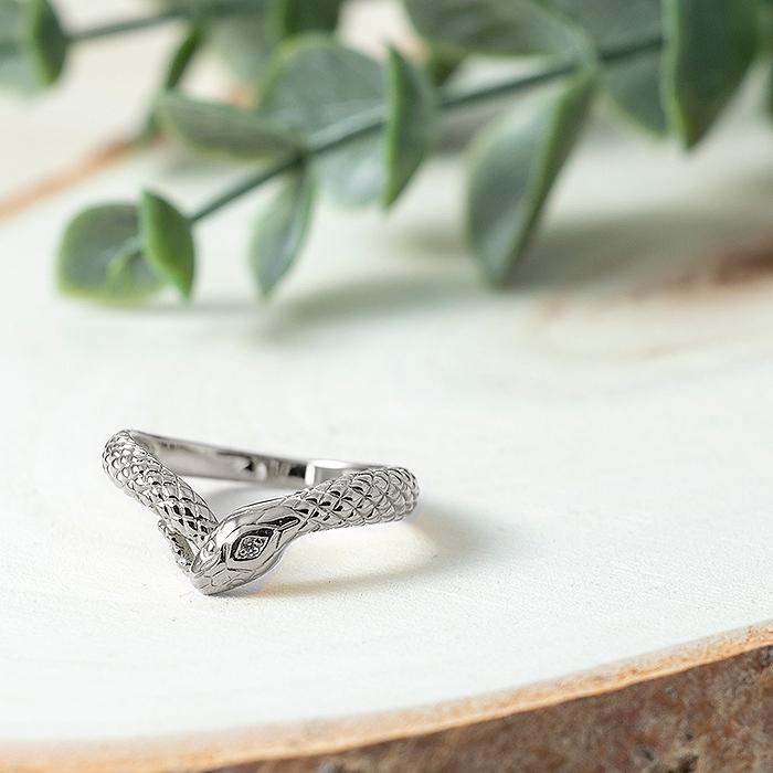 k18 ダイヤモンドvintage ヴィンテージ スネークリング16号