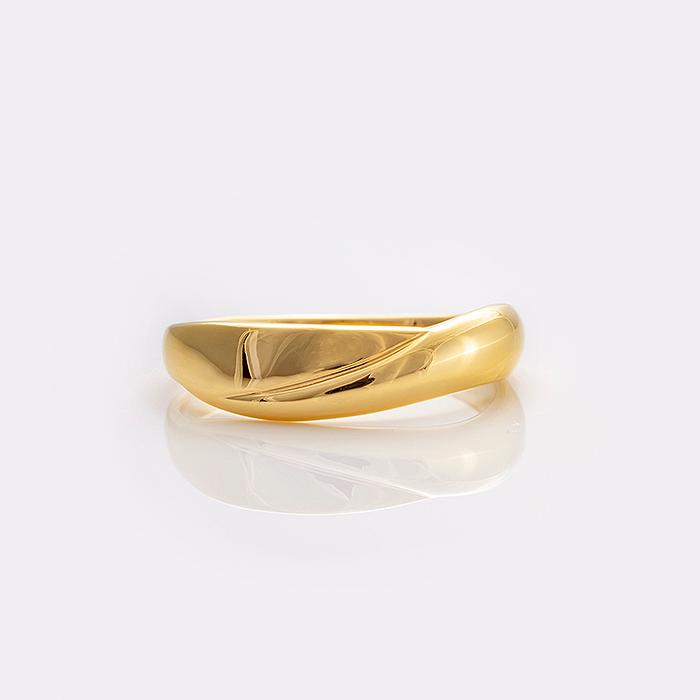 ピンキーリング 指輪 レディース k18 18金 18k ゴールドシンプル