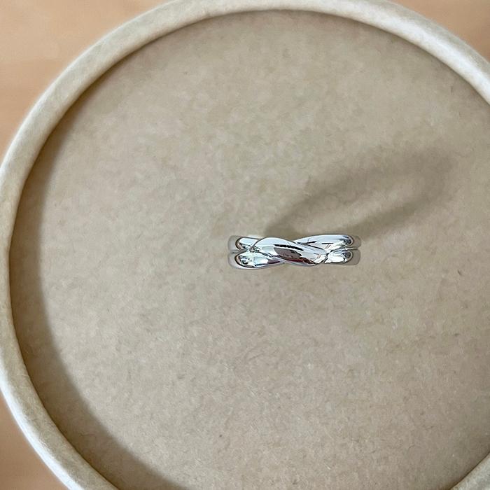 PT900ピンキーリング 指輪 レディース プラチナ シンプルリングの画像